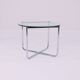 Table basse modèle MR par Ludwig Mies van der Rohe pour Knoll International, États-Unis, années 1980