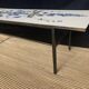 Floral-patterned coffee table