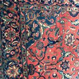 Tapis ancien persan Sarogh fait main 140x196 cm