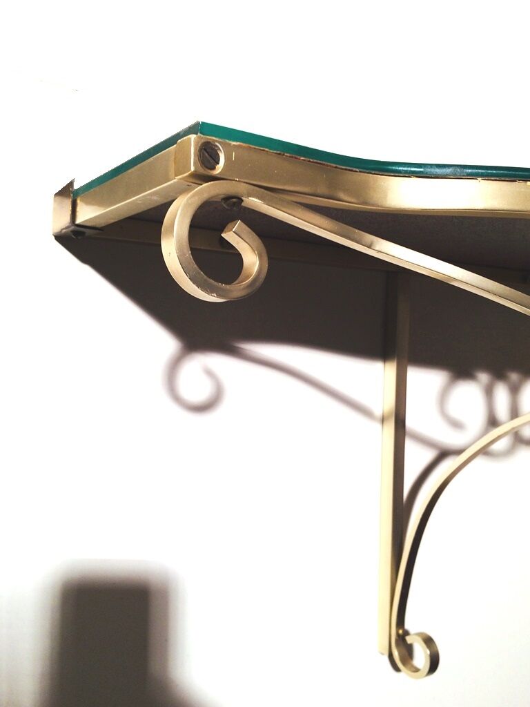 Console murale néoclassique "Hollywood Regency " 1950