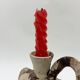 Ceramic candlestick horse, Sardinian, 1960s