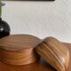 Set 2 Plats en bois vintage