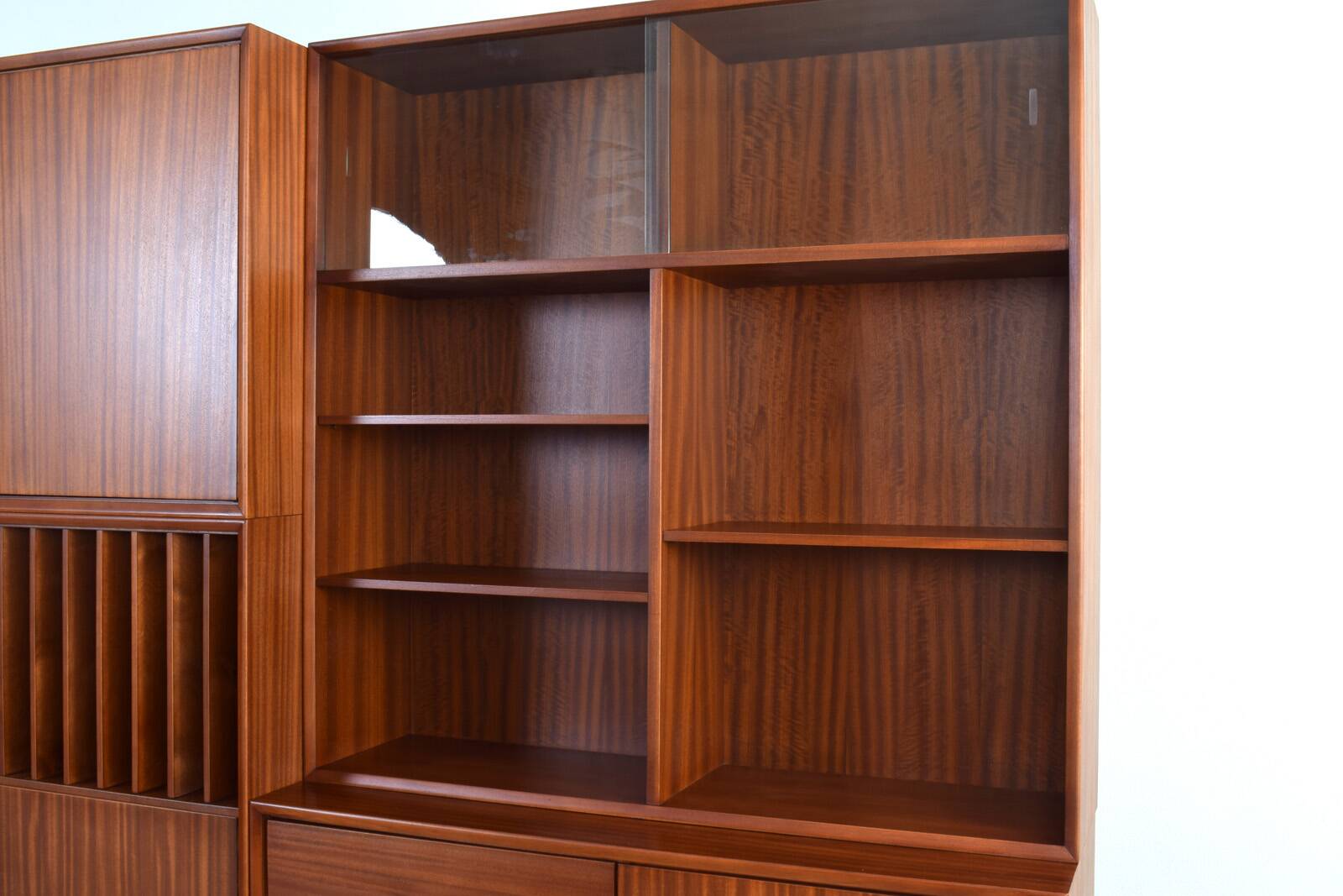 Mid-Century MTP Teak Wall Unit by M. Grabiński for IKEA, Set of 3