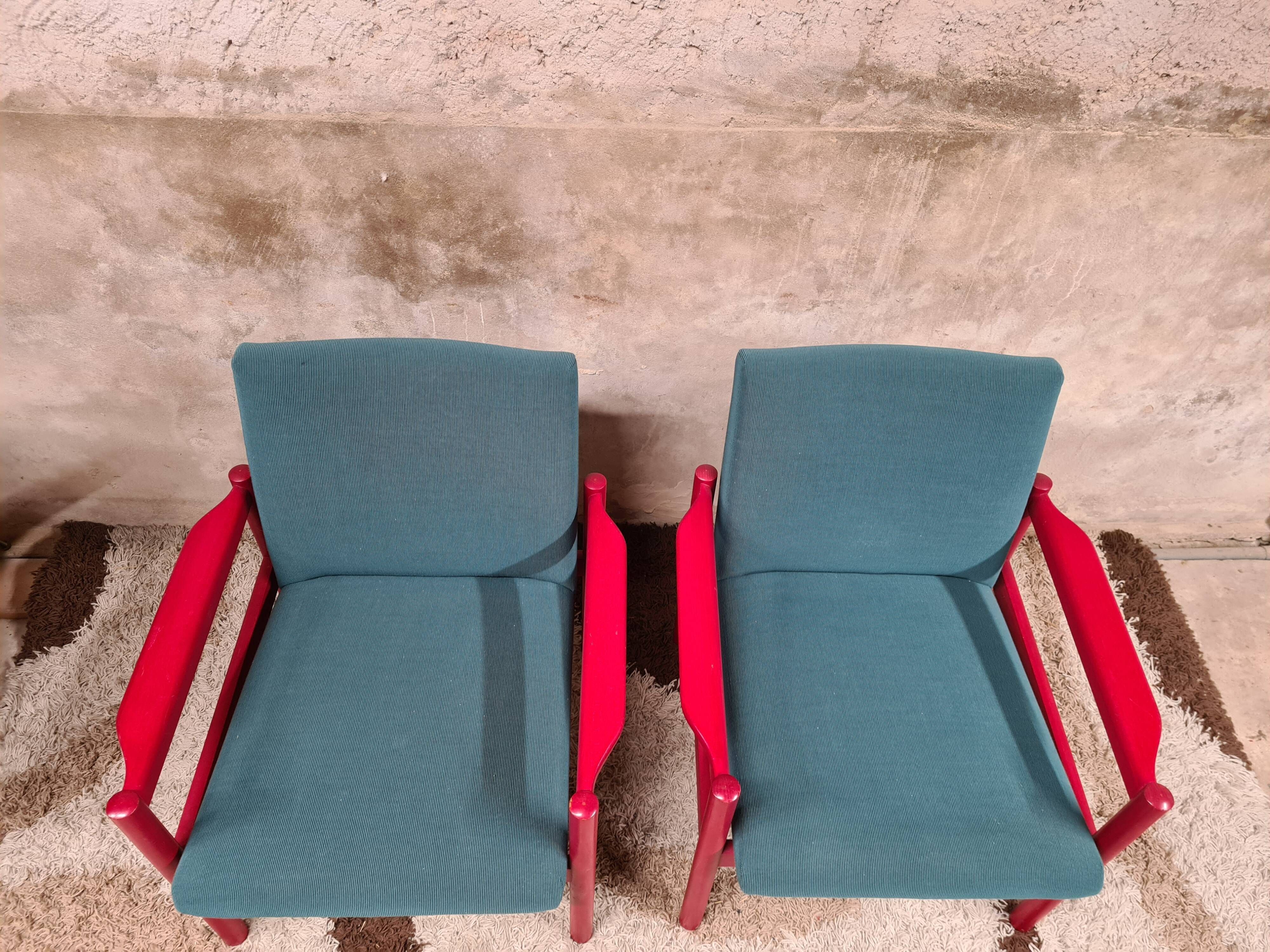 Pair of armchairs year 1960 vintage