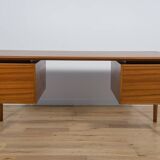 Mid-Century Teak Desk by I.B Kofod-Larsen for Seffle Möbelfabrik, Sweden, 1950s