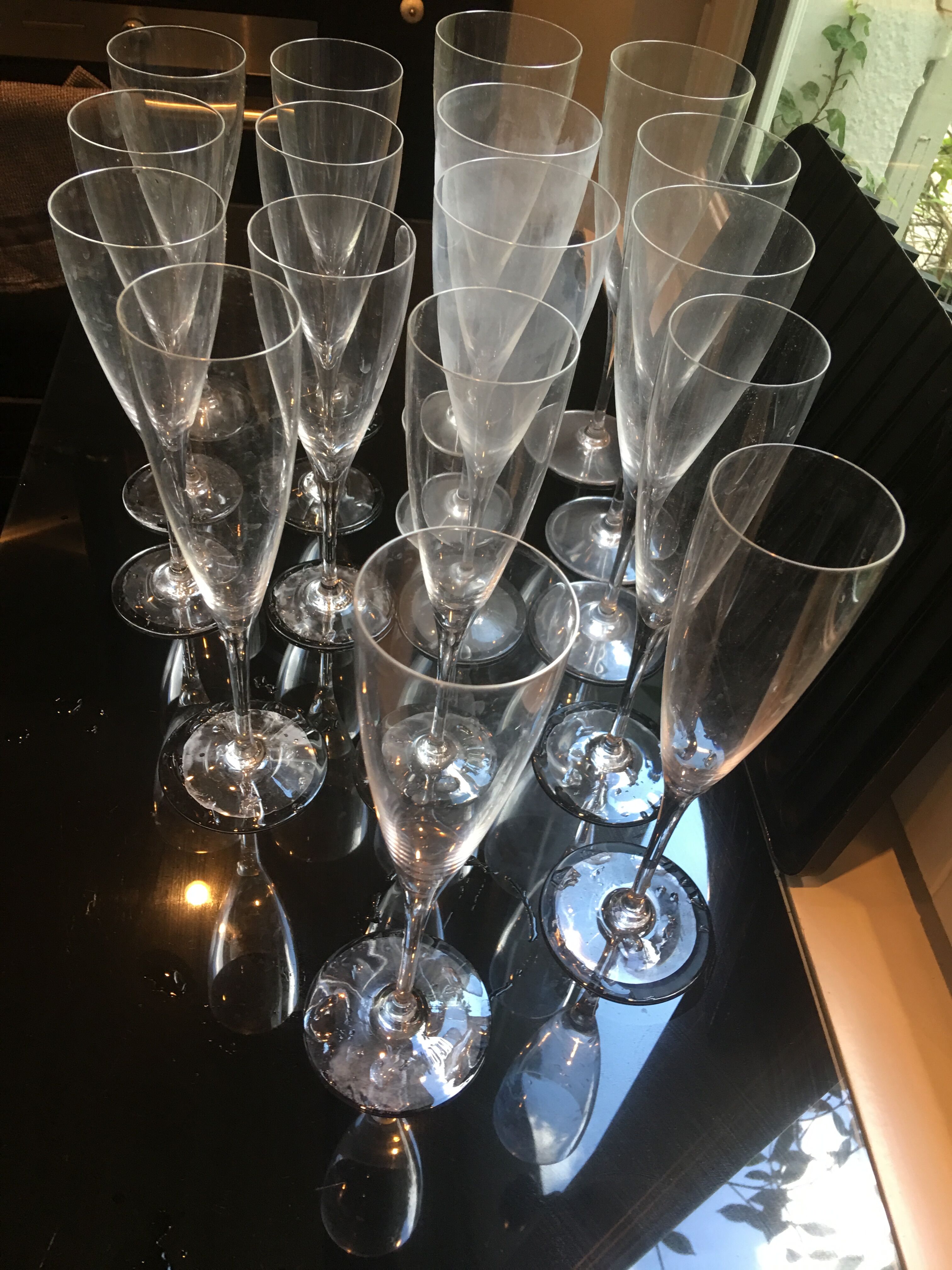 Baccarat Dom Perignon glasses
