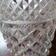 Vintage large crystal vase