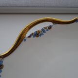 Dessert service porcelain Limoges Union Art Deco 9 people