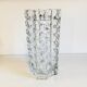 Geometric semi-crystal vase 1950s