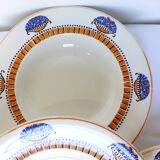 4 soup plates from Longwy