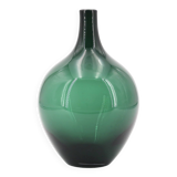 Green glass vase, 1970s