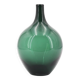 Vase en verre vert, années 70