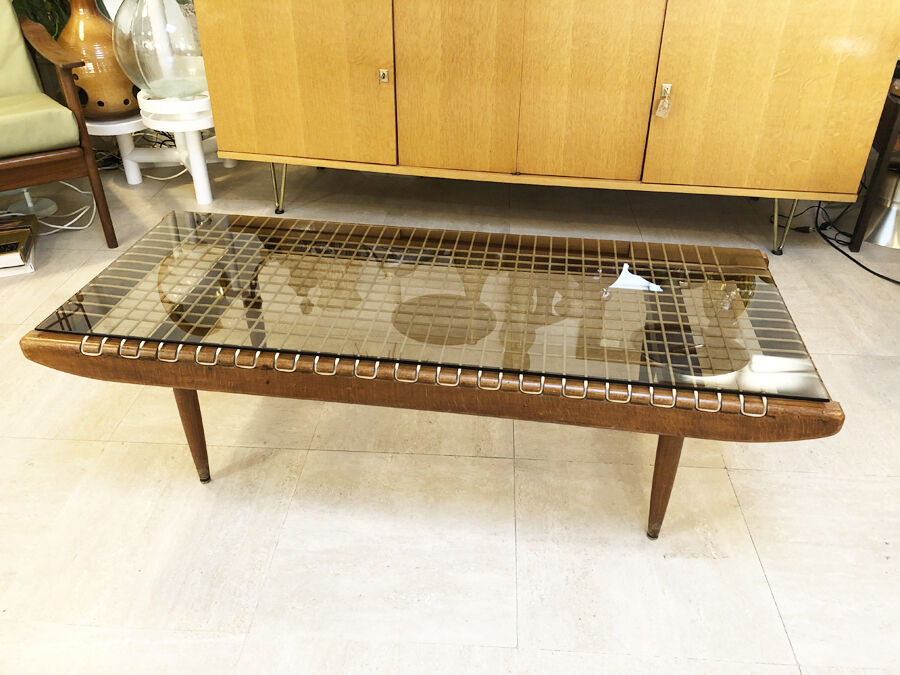 Table basse design Georges Tigien 1960