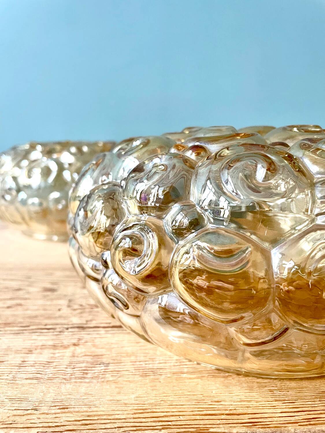 3 Helena Tynell snail ceiling globes, 1960