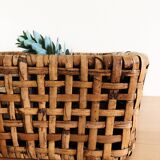 Rectangle wicker basket