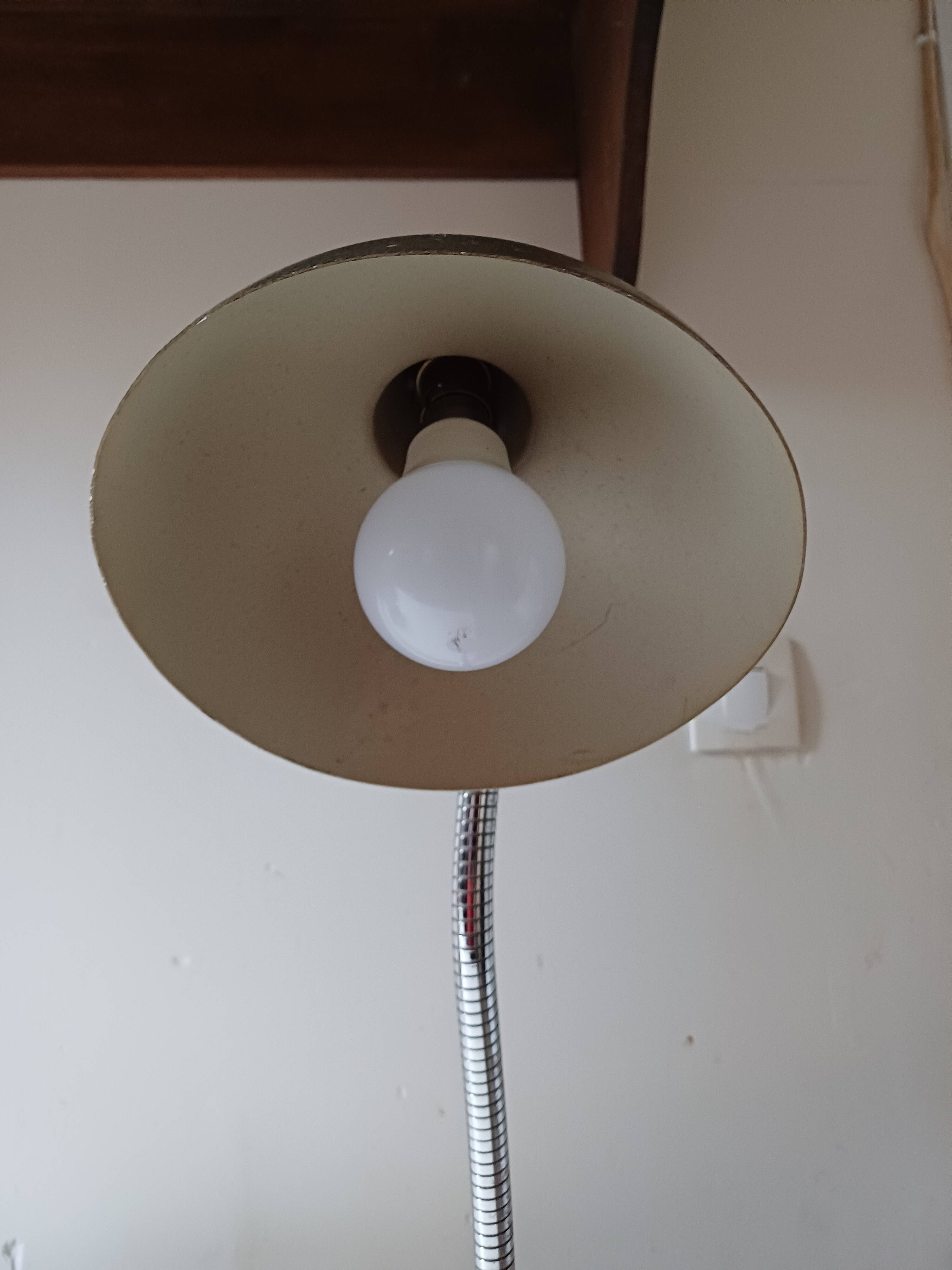 60s Green Metallic Lamp