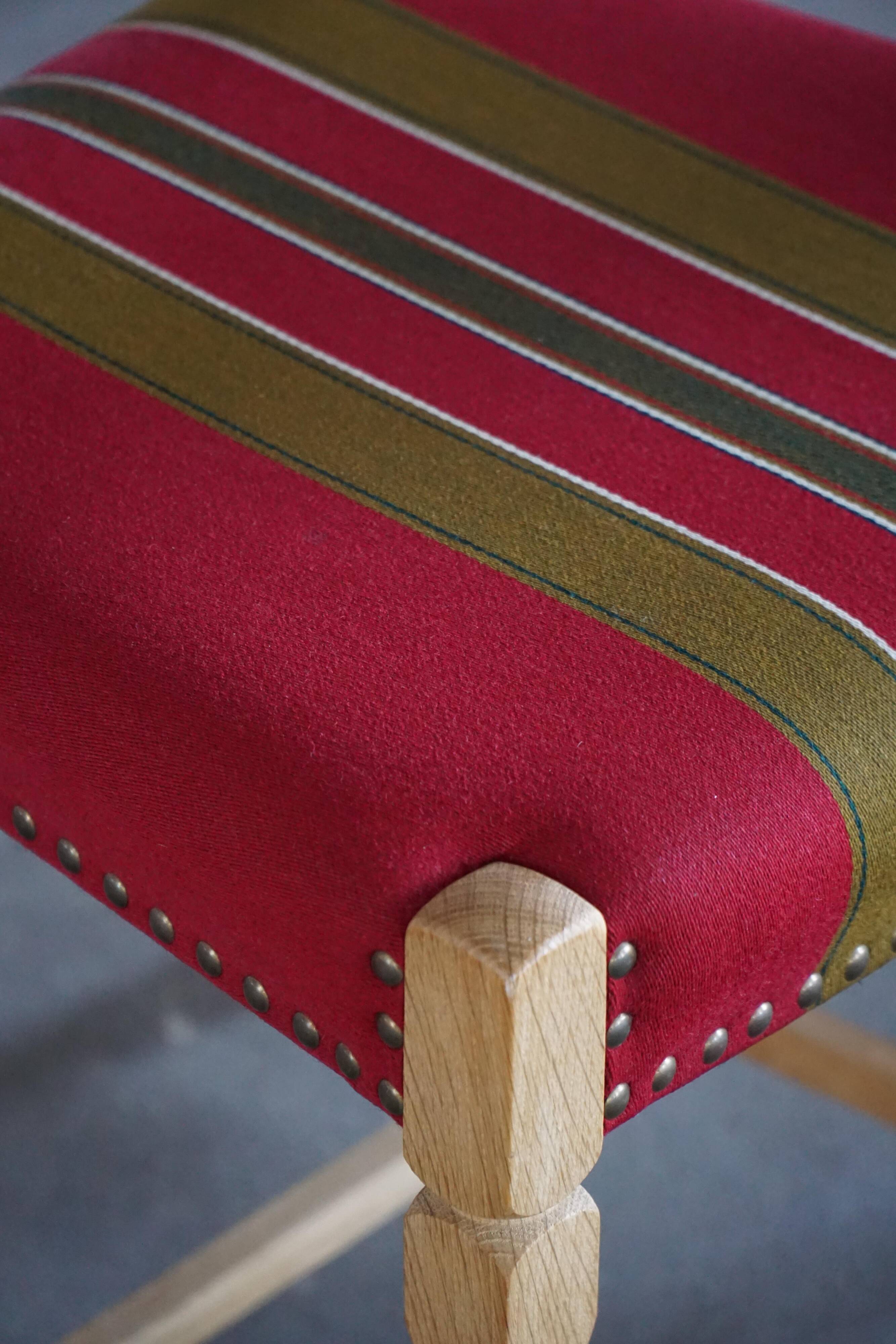 Danish Mid-Century Modern, Set of 6 Oak Dining Chairs, Henning Kjærnulf, 1960s