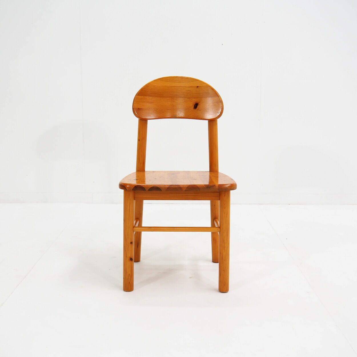 Set of 10 ‘Rainer Daumiller’ chairs in solid pine wood