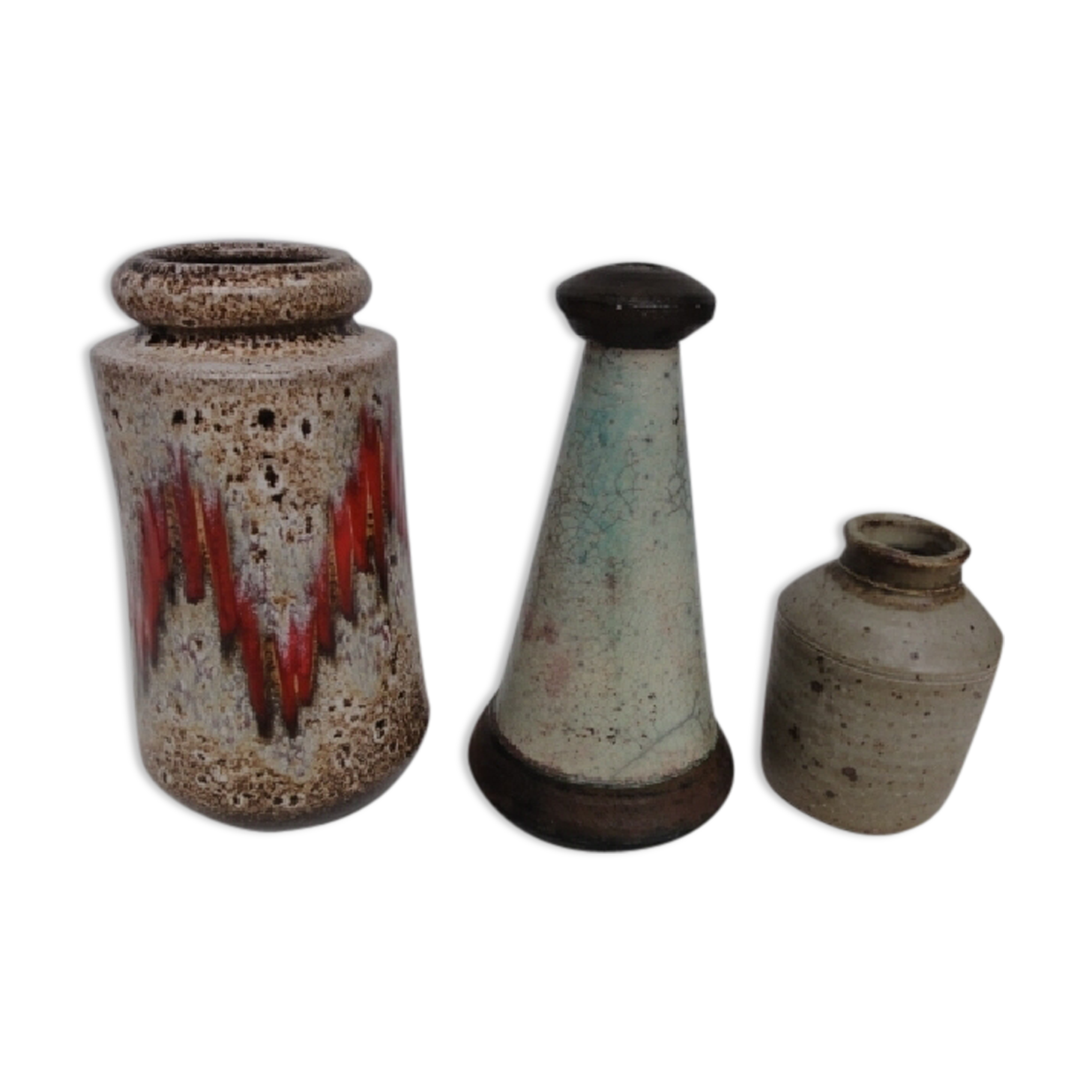Ensemble de vases et  pot en céramique