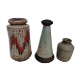 Set of vases and ceramic pot