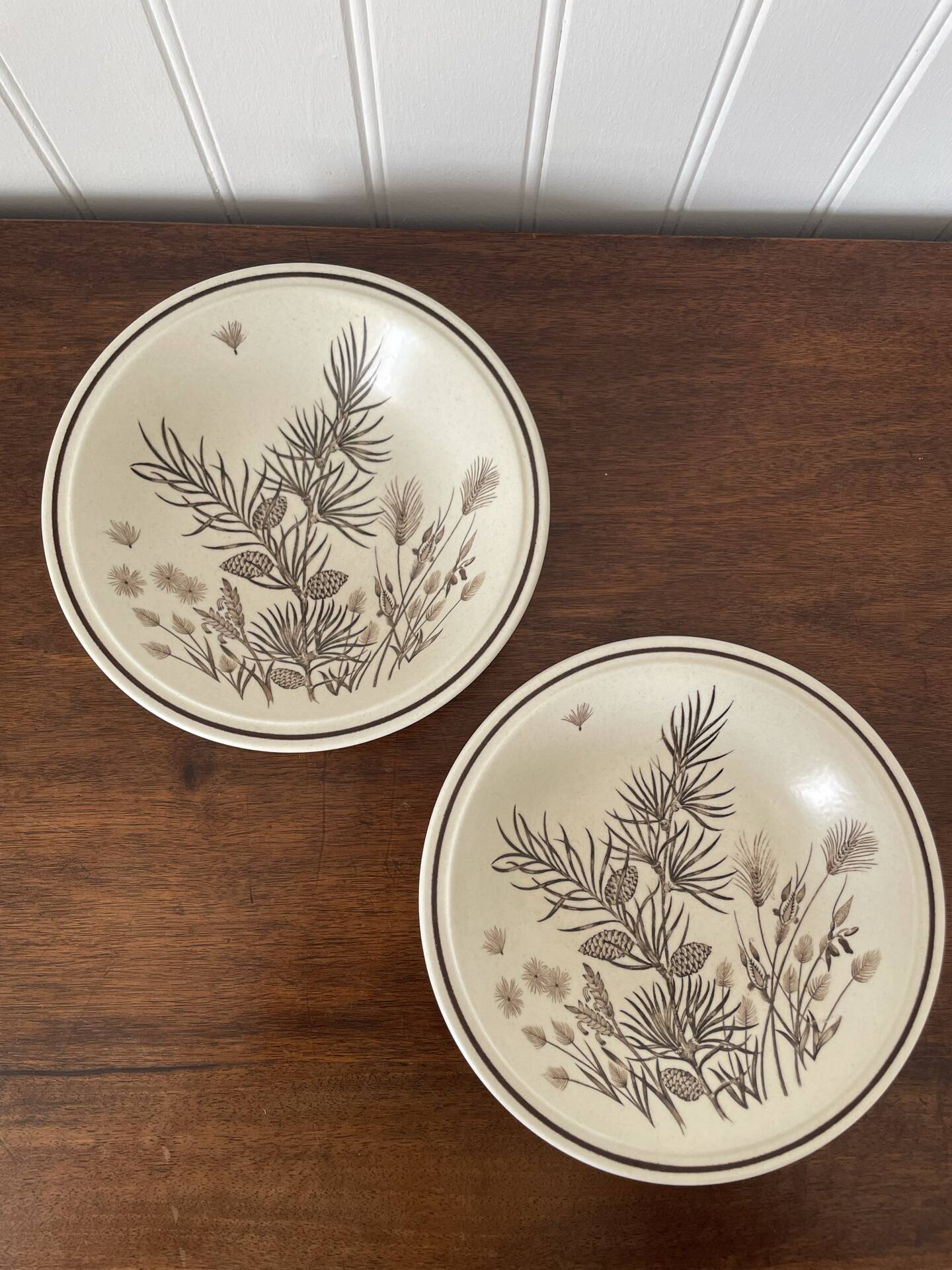Set of 2 Grindley English ceramic plates.