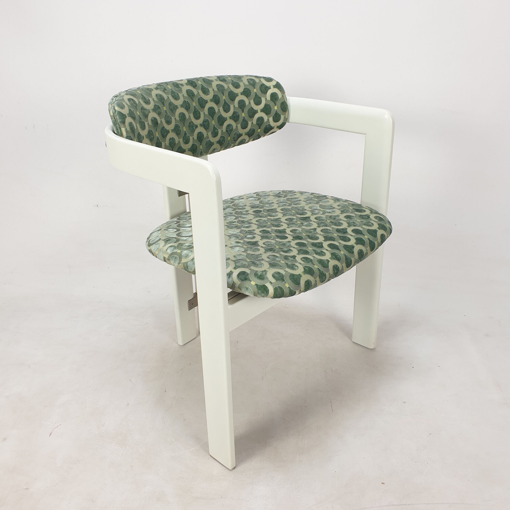 Augusto Savini for Pozzi Set of Four 'Pamplona' Chairs, Italy 1970's