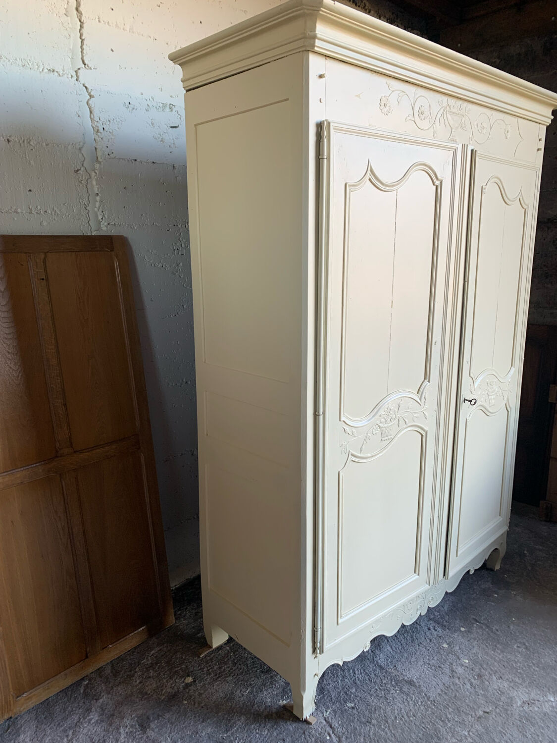 19th Century Bride's Armoire, Dismantlable