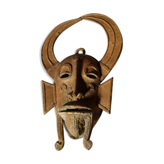 Bronze Ivory Coast Senoufo Mask