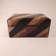 Box with black striped and vintage fawn 80