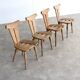 Brutalist dining chairs | chairs | 1960s | set of 4