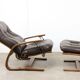 The Panter Leather Lounge Set by Arnt Lande for Westnofa, 70s