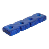 Swedish glass candle holder by Nybro Glasbruk 1970