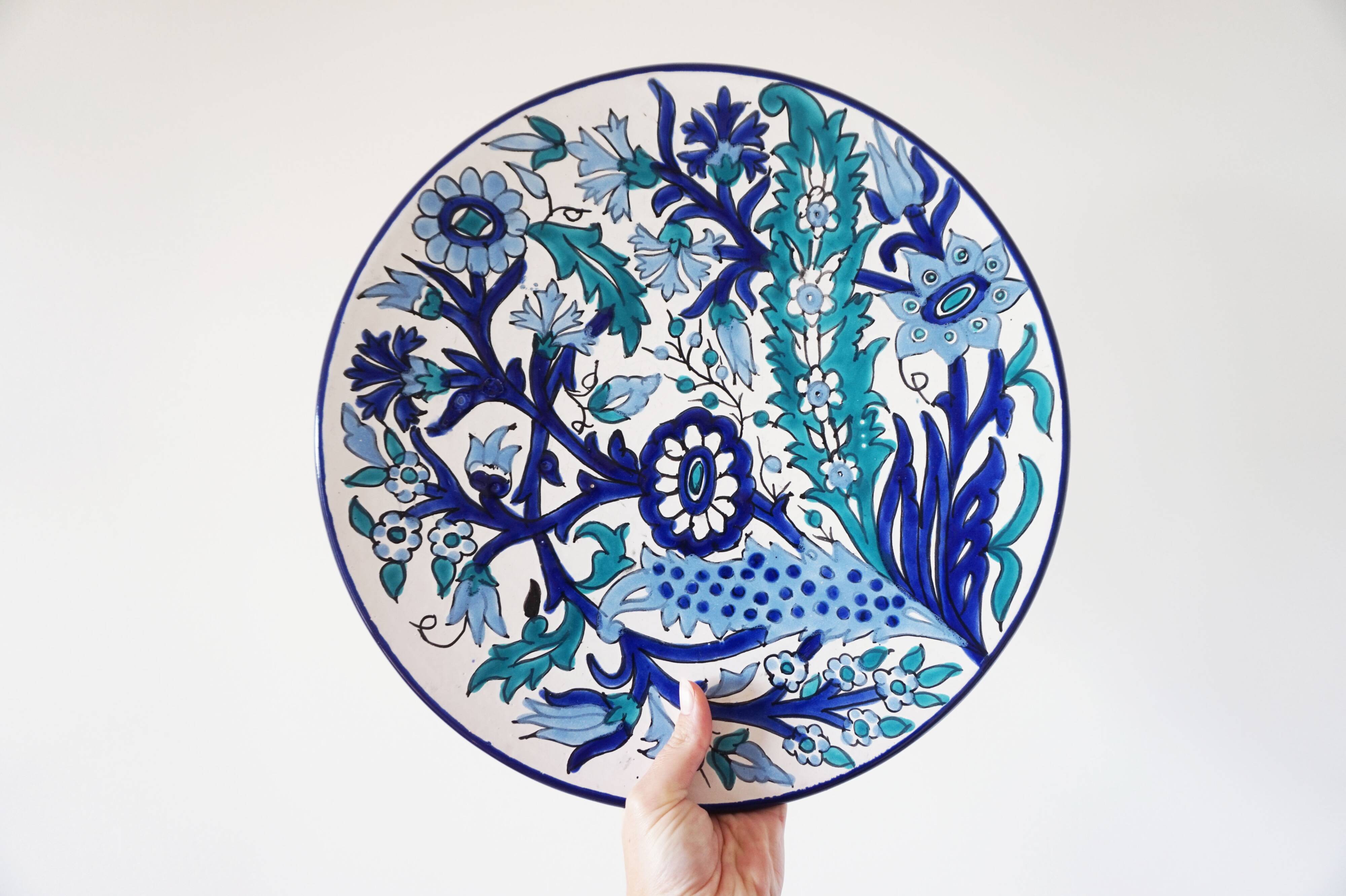 Large ceramic dish from Spain