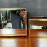 A pair of vintage Ousta Holland cache pots from the 1970s.