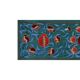 Hand-knotted rug, vintage Turkish rug 52x187 cm