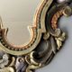 Miroir florentin vintage polychrome – Italie, années 1950
