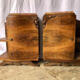 Pair of Art Deco bedside furniture