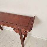Chinese Console Table in Mahogany, 1940
