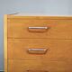 1970s UP Zavody Czech Mid Century Vanity Chest With Mirror