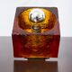 Cubic table lamp "Coca" in Murano glass, Italy, 1970s