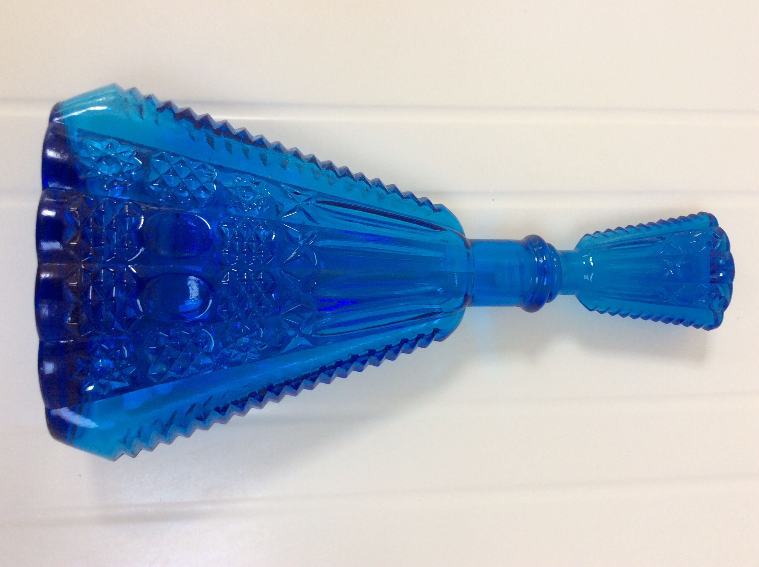 Blue decanter