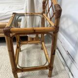 Tabby bamboo canopy bed