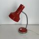 Vintage 1960s desk lamp Veneta Lumi Italy red - 35 cm