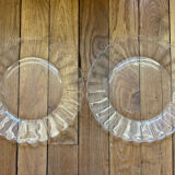 Pair of Dishes Plates Duralex model Marguerite vintage