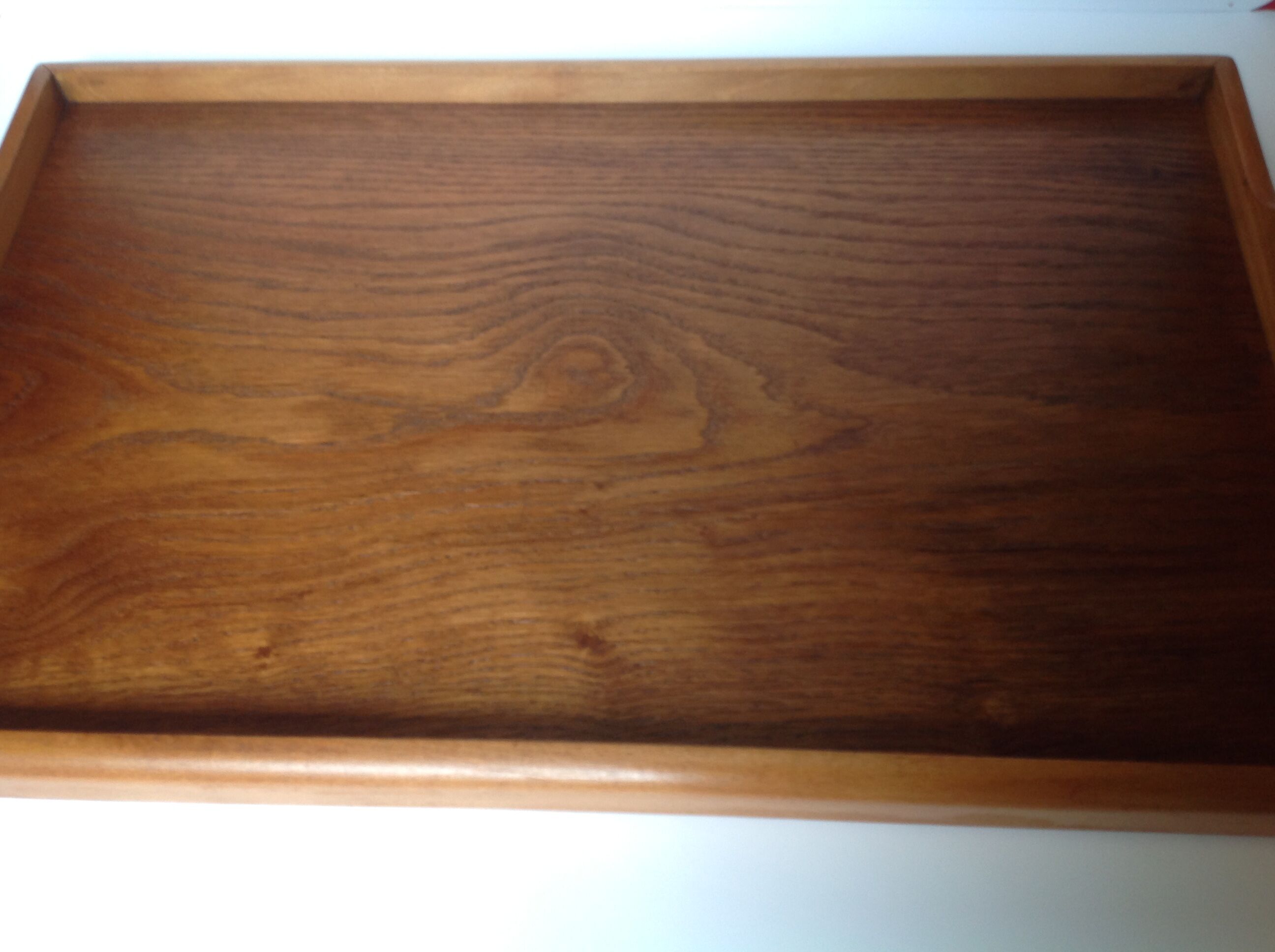 Vintage teak platter