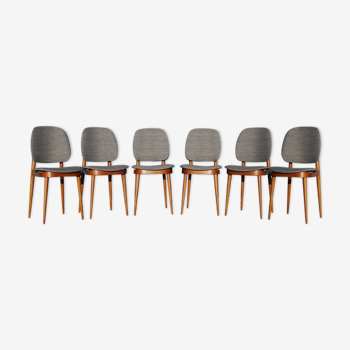 Set of 6 chairs "pegase" by baumann, 60 years