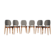 Set of 6 chairs "pegase" by baumann, 60 years