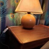 Wooden ball lamp