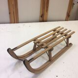 Vintage sled davos in solid beech  60/70
