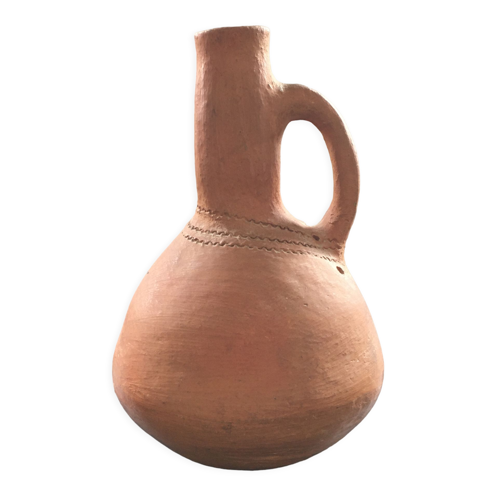 Terracotta soliflore vase
